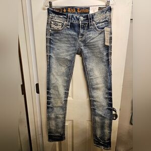Rock revival Sakai ankle skinny jeans women's size 25 / 29 inseam NEW